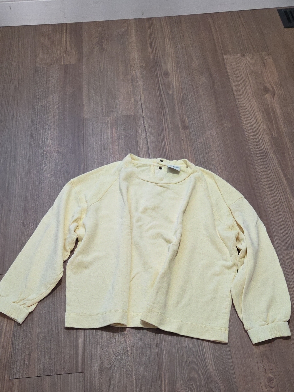 Wrap London Pale Yellow Long Sleeve Sweatshirt